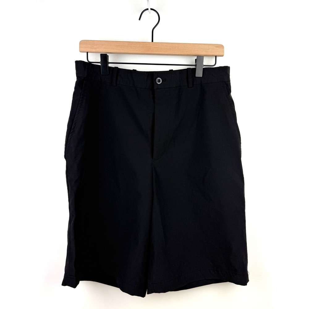 Slazenger Black Polyester Spandex Golf Shorts Men's‎ W30 Athletic Performance